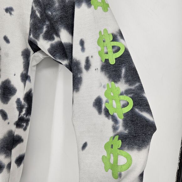 Monopoly Hoodie Mens Medium Tie Dye Jacket Pullover Gameboard Sweatshirt‎ M - Picture 3 of 10